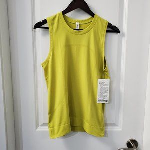 Lululemon swiftly breathe muscle tank top Yellow Serpentine
